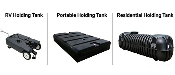 types of holding tank